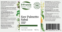 St. Francis Herb Farm - Saw Palmetto (50ml)