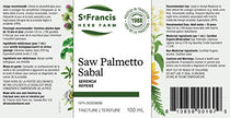 St. Francis Herb Farm - Saw Palmetto (50ml)