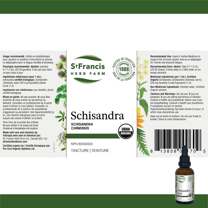 St. Francis Herb Farm - Schisandra (50ml)