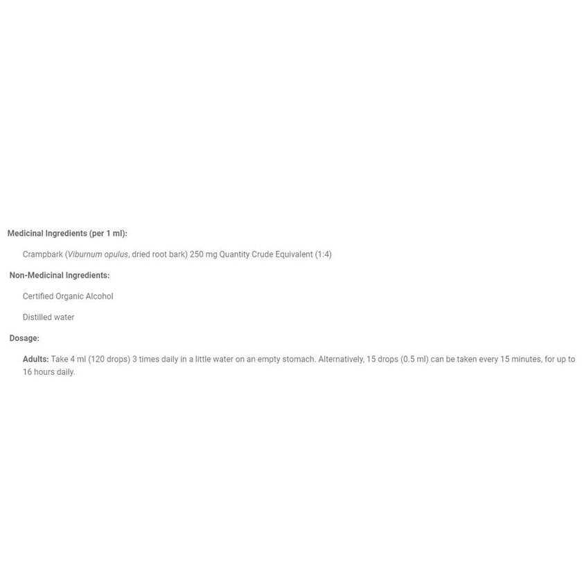St. Francis Herb Farm - Crampbark (50ml)