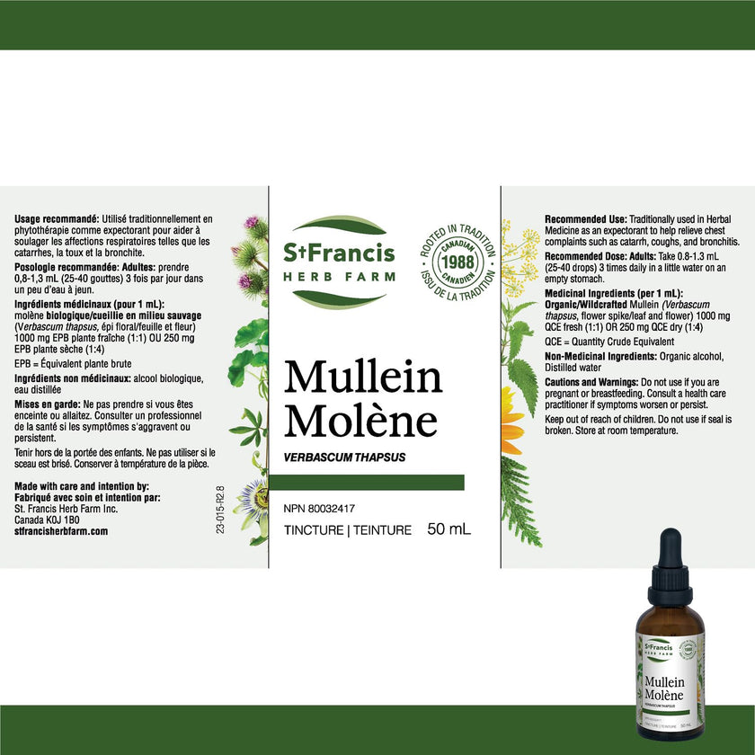 St. Francis Herb Farm - Mullein (100ml)