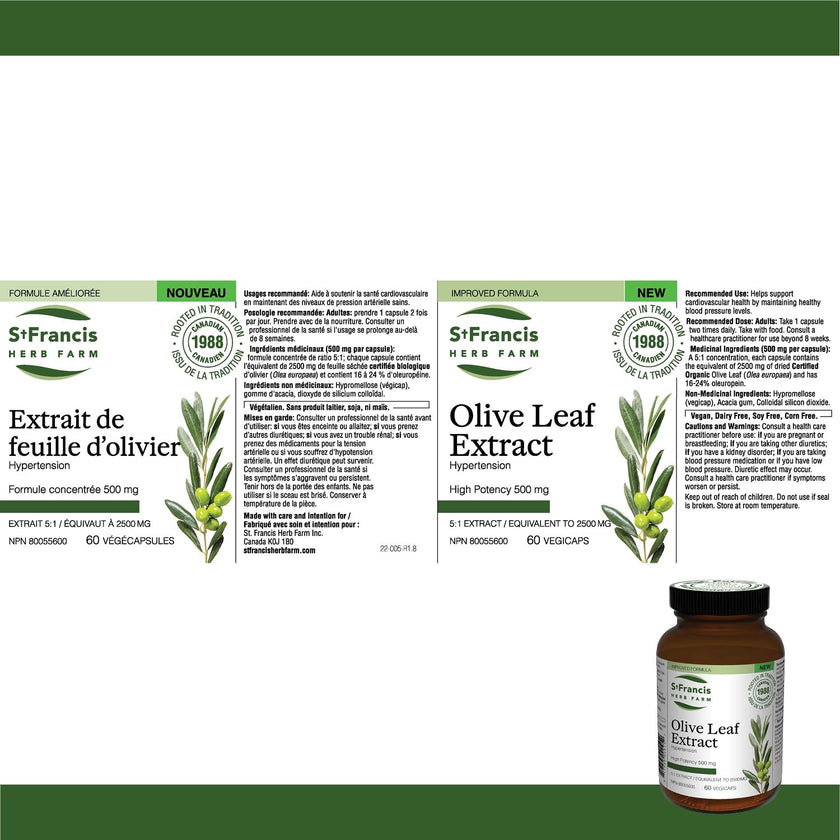 St. Francis Herb Farm - Olive Leaf (50ml)