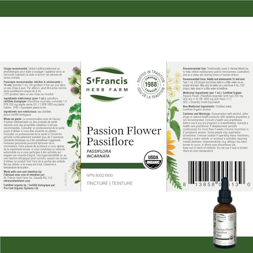 St. Francis Herb Farm - Passion Flower (100ml)