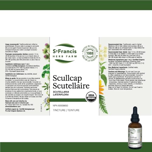 St. Francis Herb Farm - Scullcap (50ml)