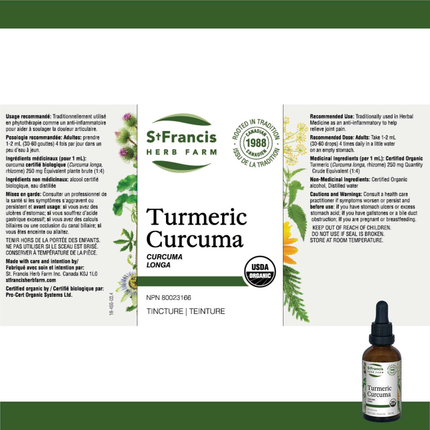 St. Francis Herb Farm - Turmeric (100ml)