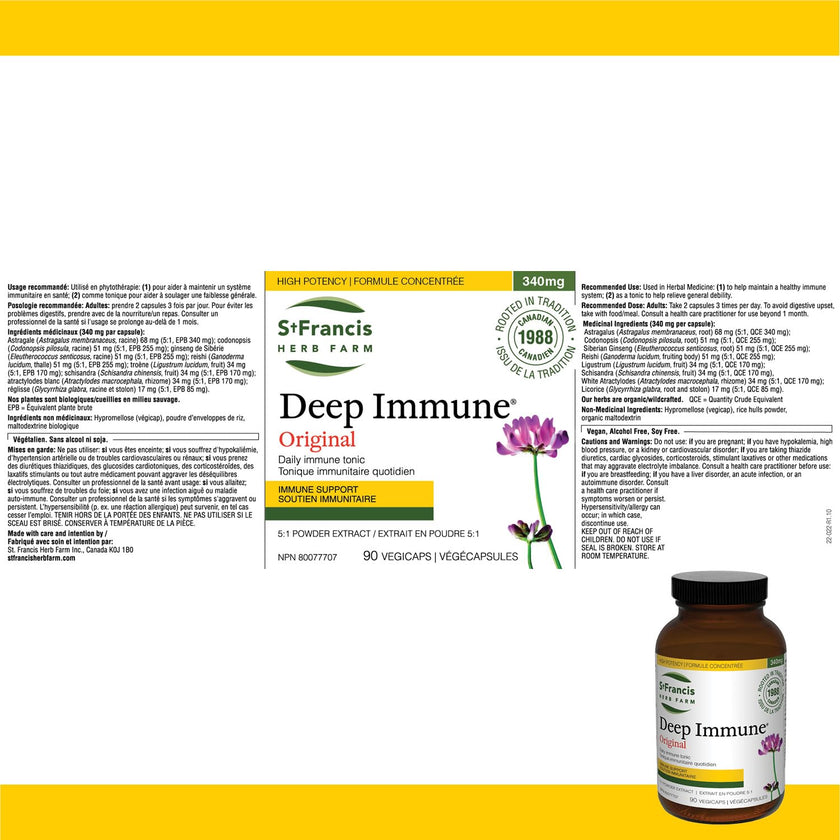 St. Francis Herb Farm - Deep Immune (250ml)