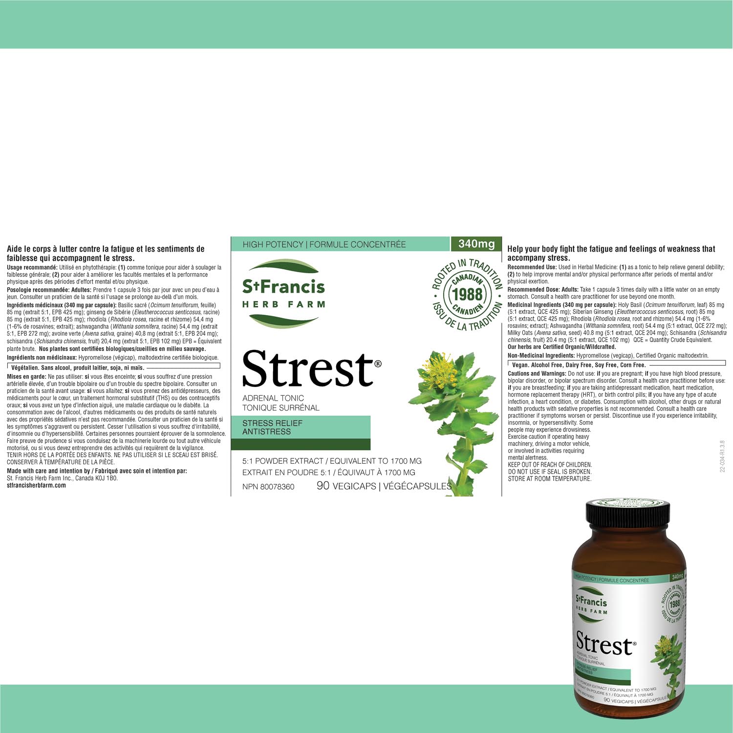 St. Francis Herb Farm - Strest (100ml)