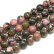 Rhodonite Gemstone Beads