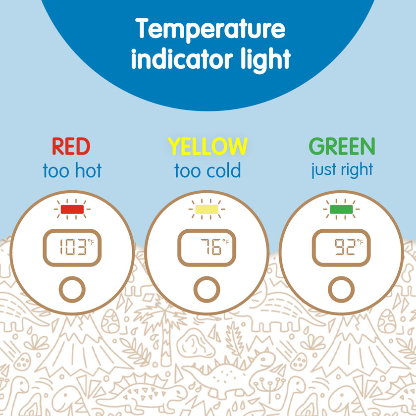Dr. Brown's CleanUp Temposaurus Floating Bath Thermometer for Accurately Measuring Baby’s Bath Water Temperature, BPA Free 🍁 All In One Marketplace Canada