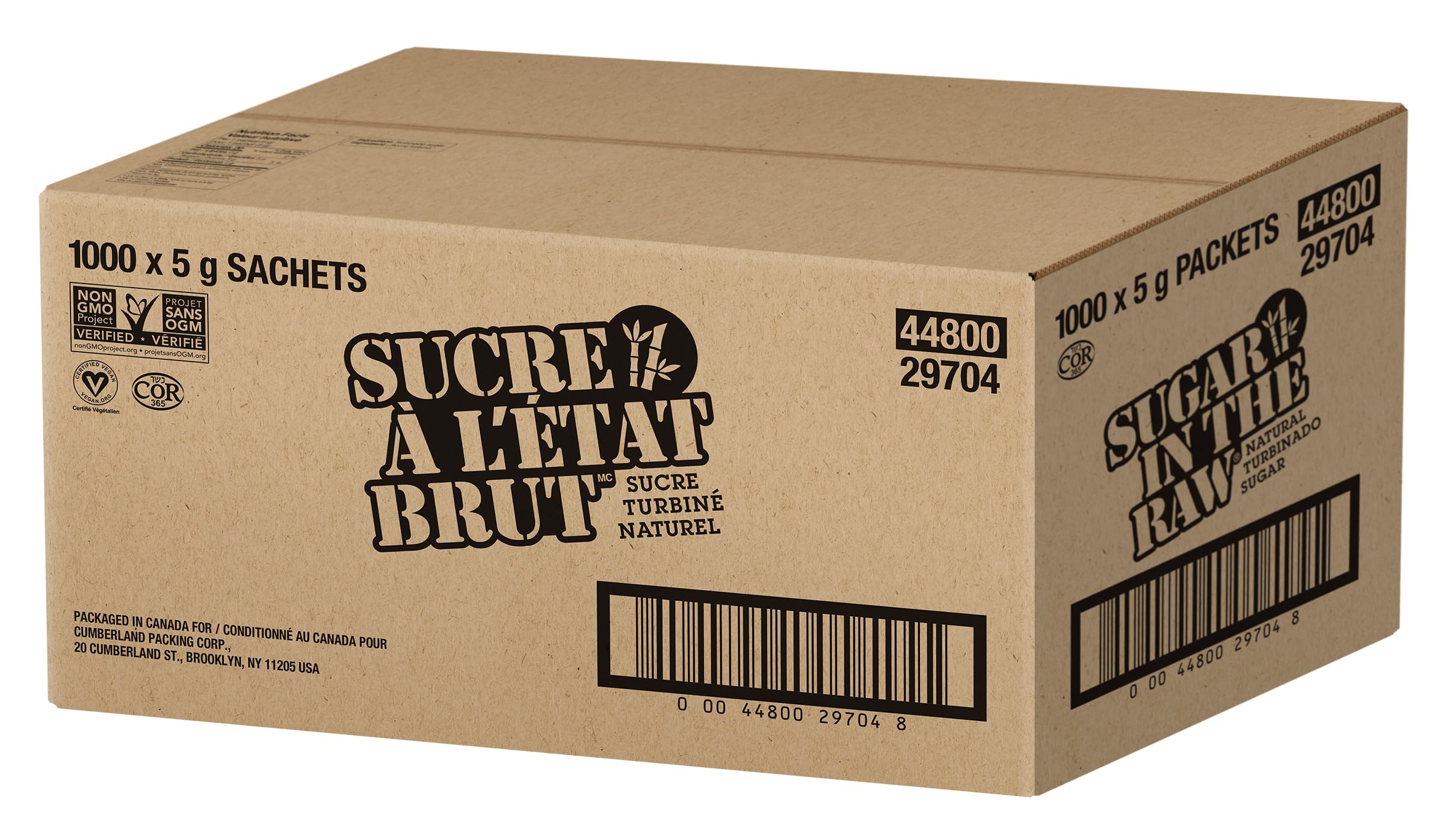 Sugar In The Raw Turbinado Cane Sugar, 1000 Packets (5000g) 🍁 All In One Marketplace Canada