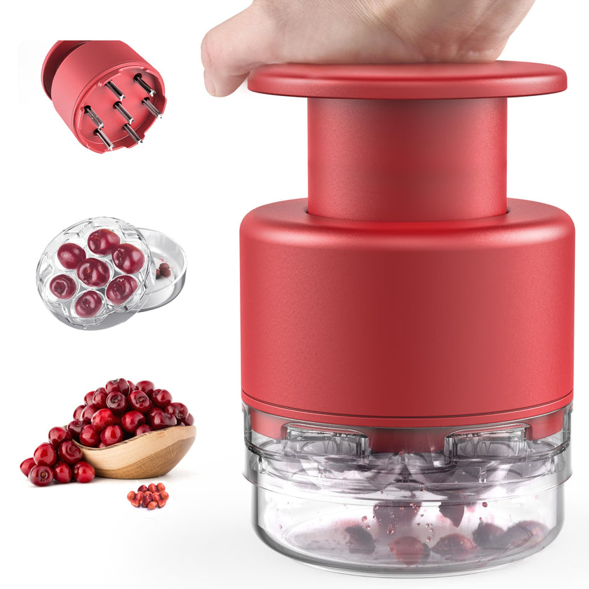 Cherry Pitter - Makmzoon Multi Cherries Corer Stainless Steel Pitter Tool Making Cherry Jam - 7 Cherries 🍁 All In One Marketplace Canada