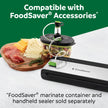 FoodSaver PowerVac Compact Vacuum Sealer Machine w/ Vertical Storage | 5 Airtight Vacuum Seal Bags & 1 Roll | VS0150 | Stainless Steel / Black 🍁 All In One Marketplace Canada