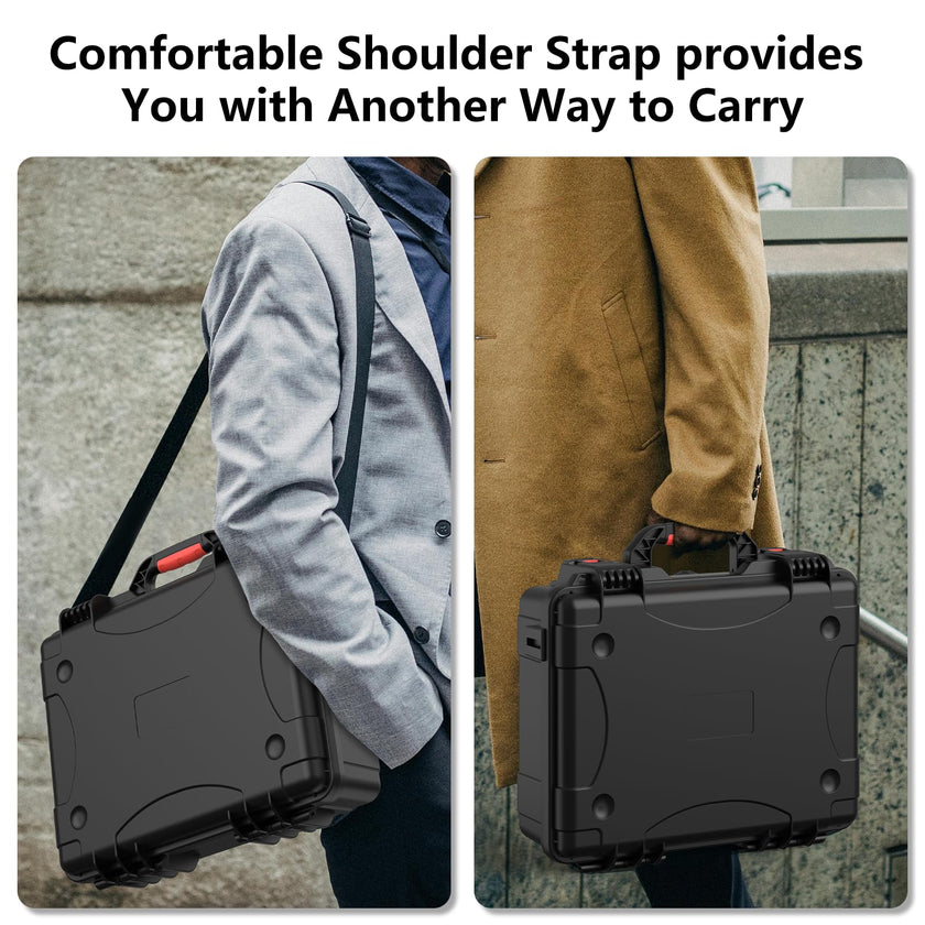 MEKEET Starlink Mini Case, IP67 Waterproof Hard case Fits Star Link Mini Dish, Portable Shoulder Dual Carry Options with Precision Cut Foam for Starlink Accessories,Ideal for Travel and Camping 🍁 All In One Marketplace Canada