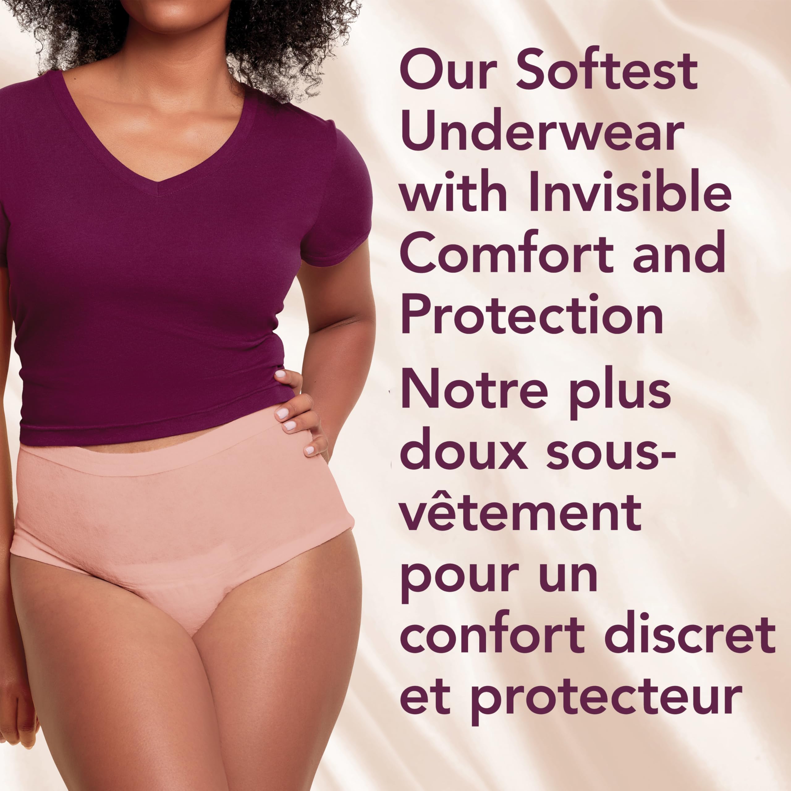 Depend Silhouette Adult Incontinence Underwear for Women, Maximum Absorbency, XL, Pink, 48 Count (2 Packs of 24) 🍁 All In One Marketplace Canada