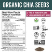 Viva Naturals Organic Chia Seeds, 2 lb – Plant-Based Omega-3s & 6s and Vegan Protein, Non-GMO, Black Chia Seeds Organic, Graine de Chia – Perfect for Smoothies, Salads, and Chia Seed Pudding 🍁 All In One Marketplace Canada