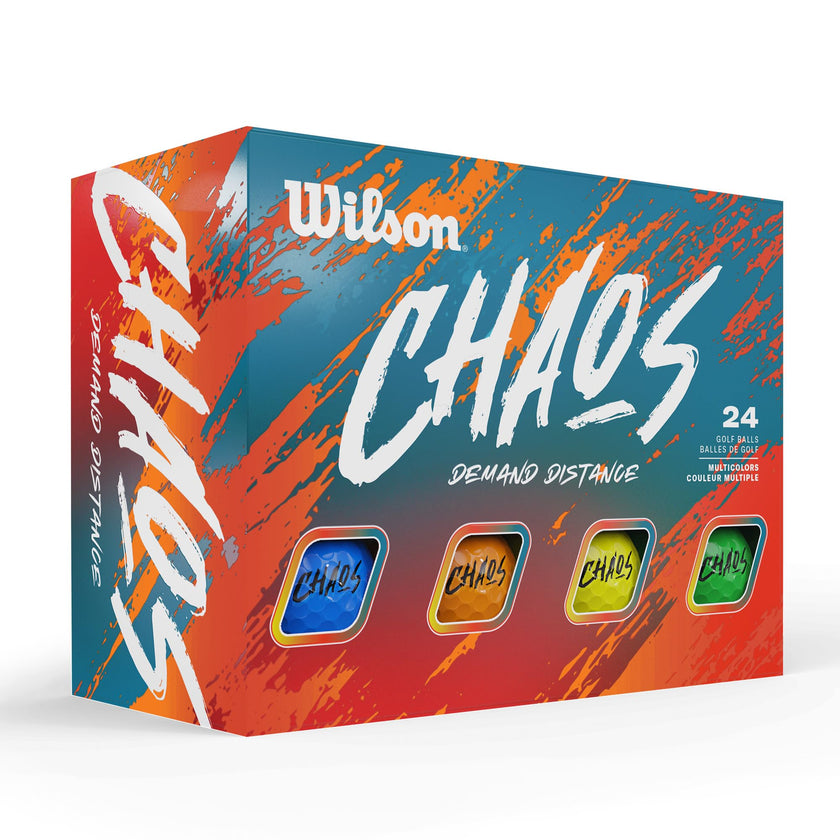 Wilson 2024 Chaos Golf Balls - 24 Balls, Multicolors 🍁 All In One Marketplace Canada