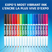 EXPO Dry Erase Markers, Low Odour Ink, Black, Fine Tip, 12 Count 🍁 All In One Marketplace Canada