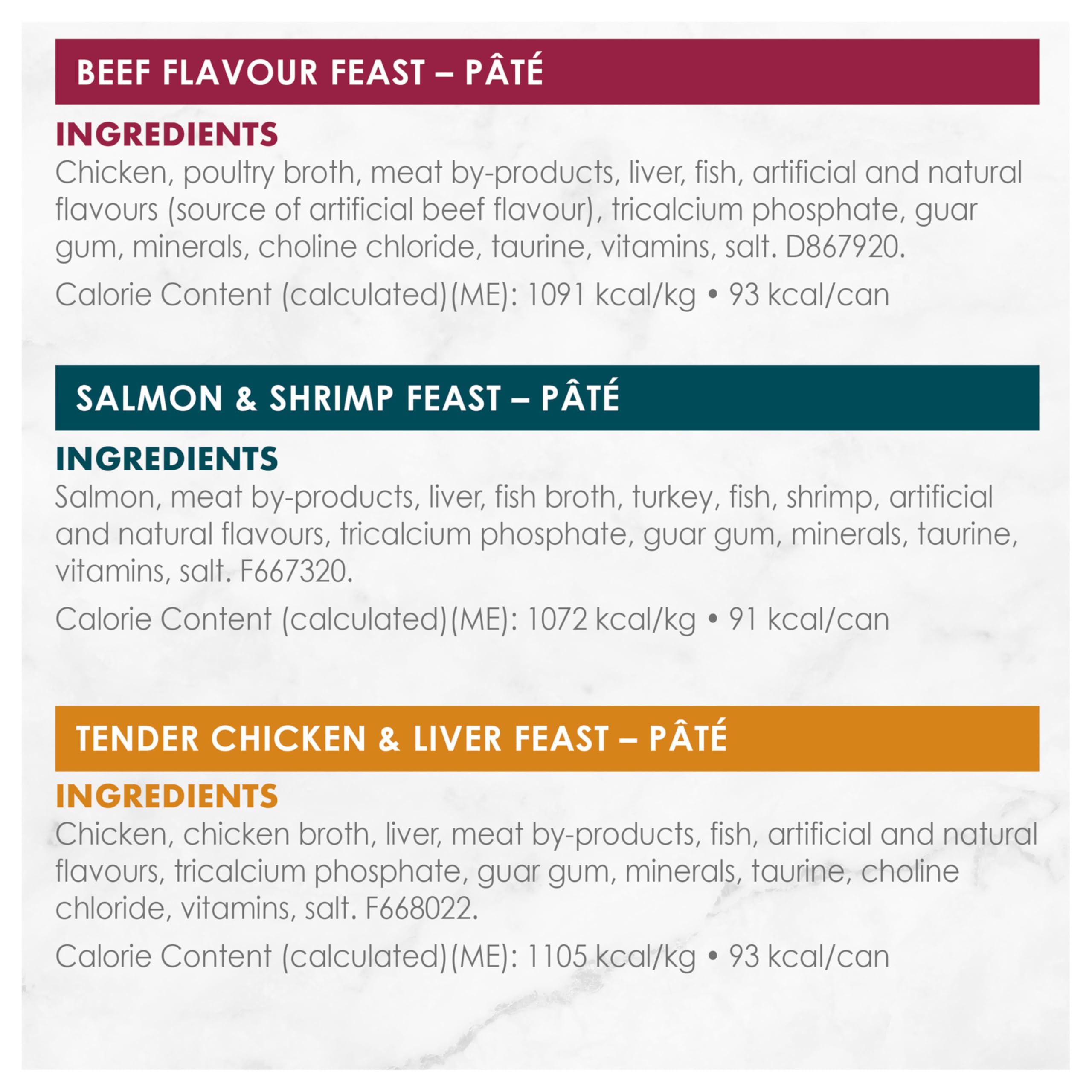 Fancy Feast Wet Cat Food, Pate Assorted Variety Pack 3 Flavours - 85 g Can (24 Pack) 🍁 All In One Marketplace Canada