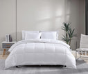 Comforter Twin Size Goose Down Alternative Microfiber Quilted Solid Comforter/Duvet Insert - Ultra Soft Hypoallergenic Bedding - Medium Warmth for All Seasons Twin Comforter - White 🍁 All In One Marketplace Canada