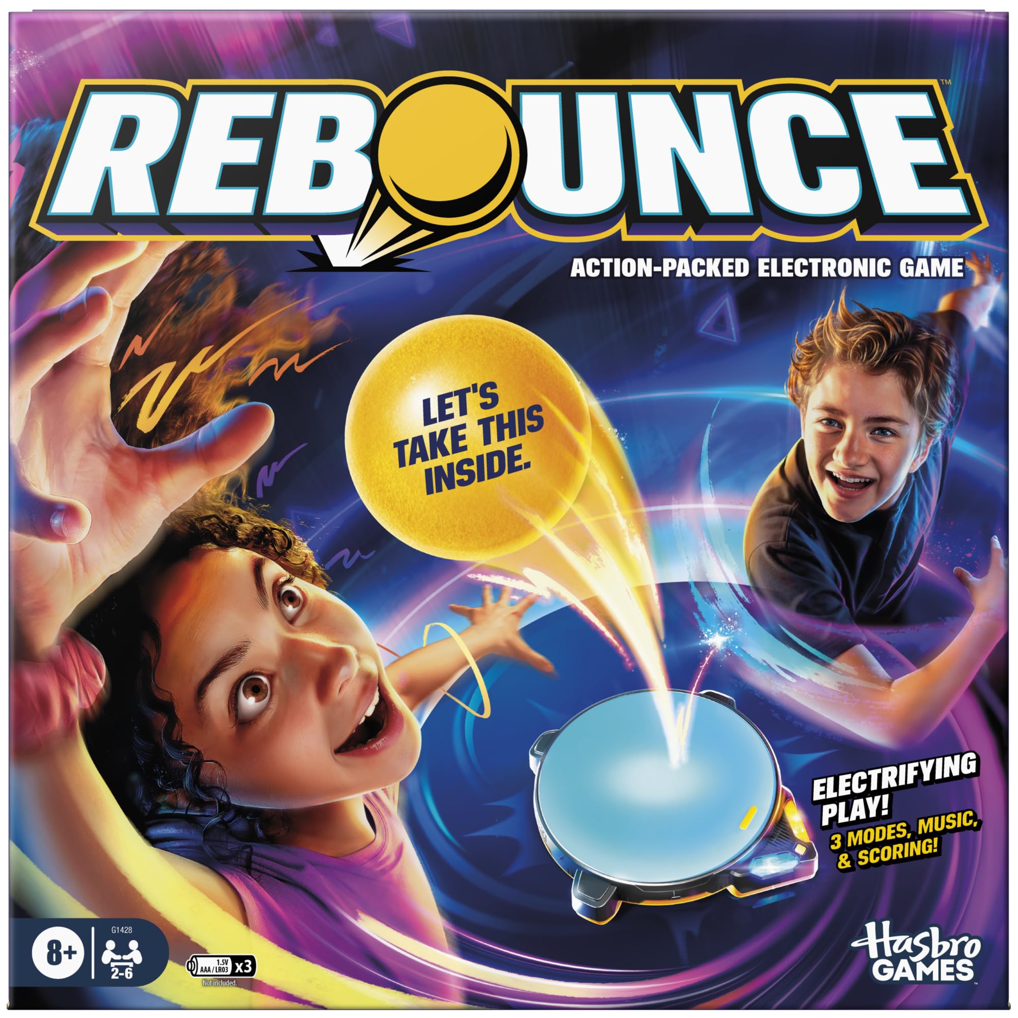 Rebounce Game | Indoor and Outdoor Electronic Action Game for Kids, Teens, and Adults | Ages 8+ | 2 to 6 Players | 10 Mins. | Family Travel Games (English Version) 🍁 All In One Marketplace Canada