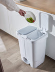 Step N’ Sort 40L Dual Compartment Recycling Bin – Slim Kitchen Waste & Recycling System (2 × 20L) 🍁 All In One Marketplace Canada