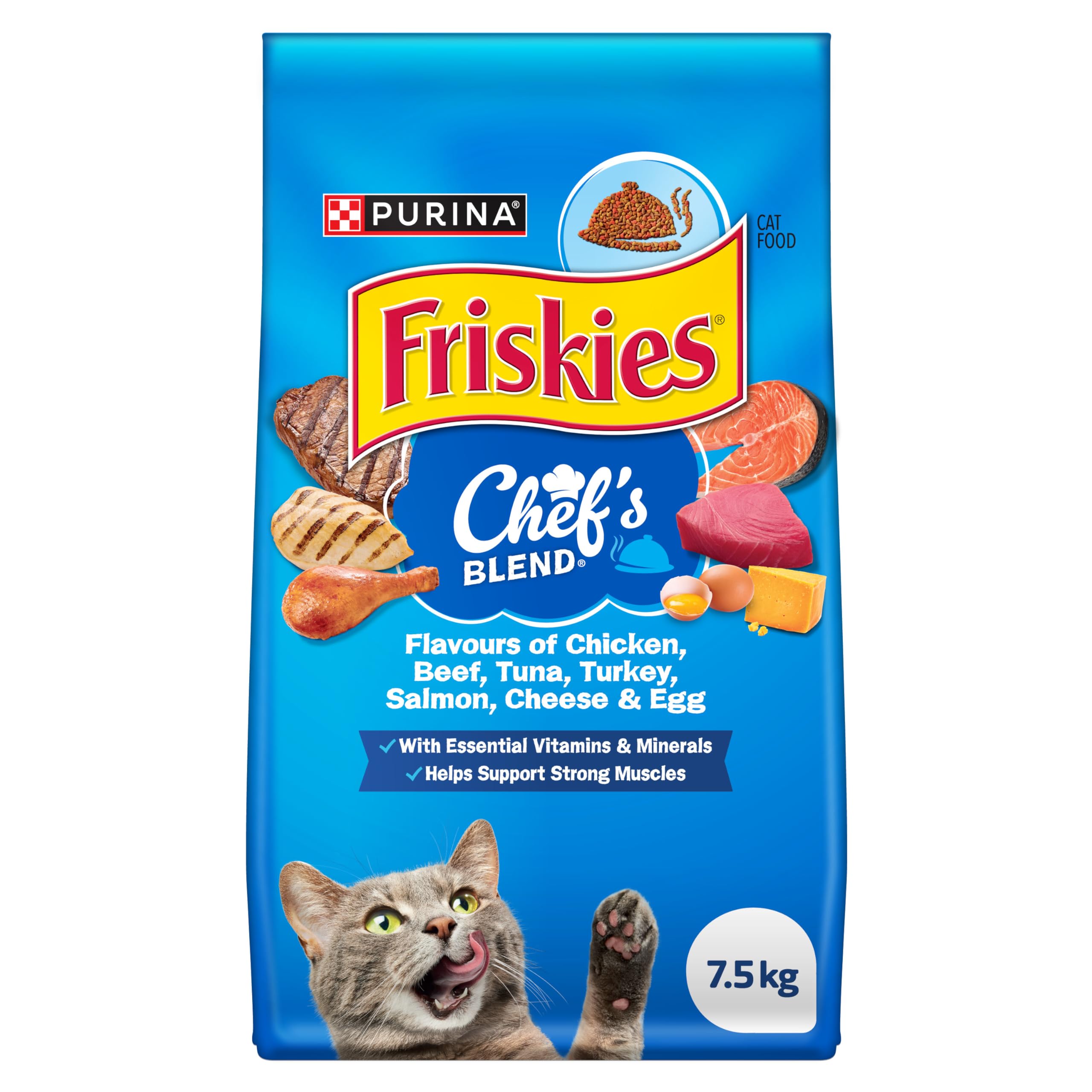 Friskies Chef's Blend Dry Cat Food - 7.5 kg Bag 🍁 All In One Marketplace Canada