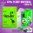 Pet N Pet Dog Poop Bags - USDA Certified 41% Plant-Based Doggy Poop Bags - Leak-Proof Sac Caca Chien Refill Rolls (1080 Count, Lavender Scented, Green) 🍁 All In One Marketplace Canada