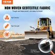 VEVOR Driveway Fabric, 3x100FT Non Woven Geotextile Fabric for Landscaping, Heavy Duty Garden Weed Barrier Fabric, 4OZ Landscape Fabric, French Drains Drainage Fabric, Ground Cover Weed Control Fabric 🍁 All In One Marketplace Canada