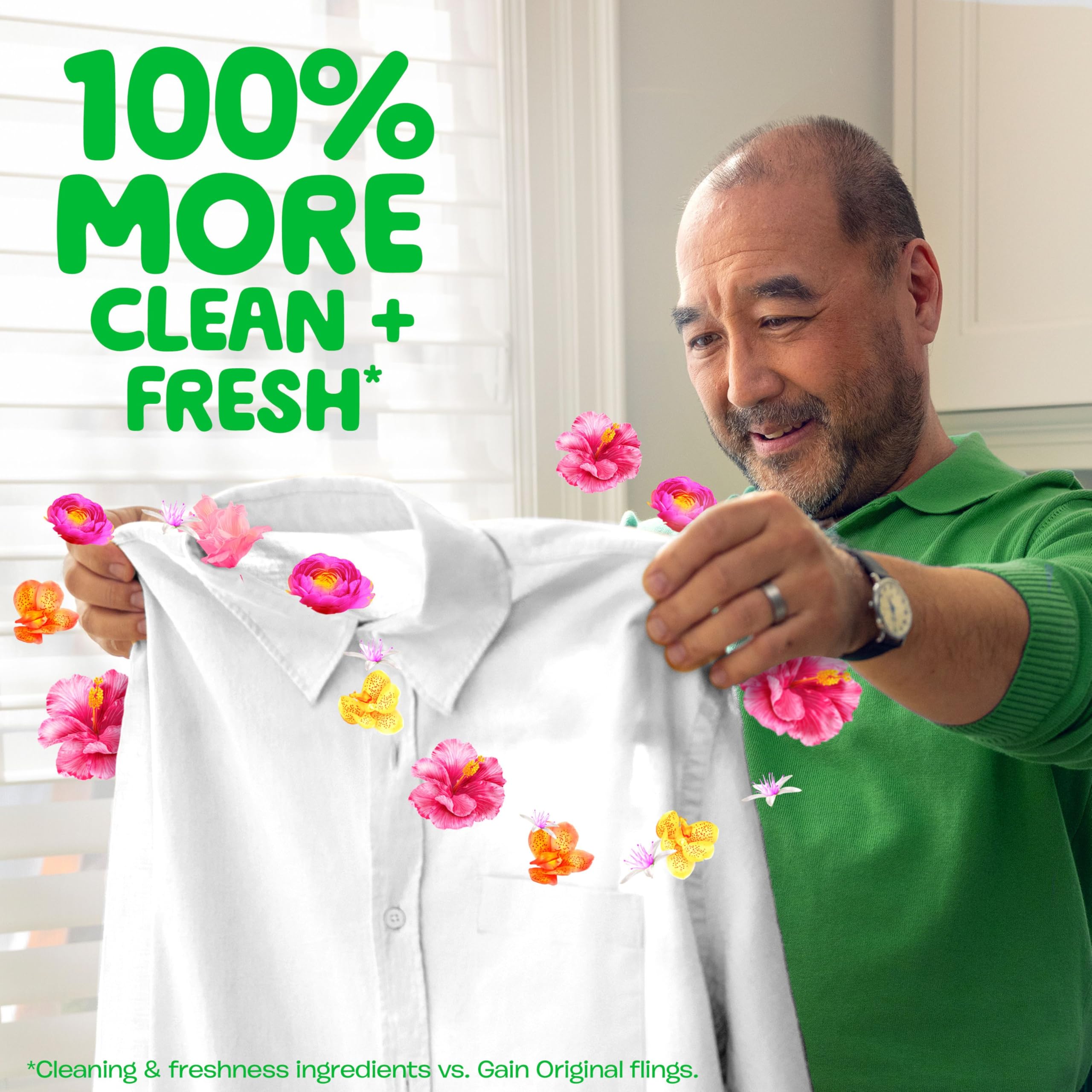 Gain Super Flings Laundry Detergent Pacs, 45 Count, Vibrant, irresistibly clean and fresh 🍁 All In One Marketplace Canada
