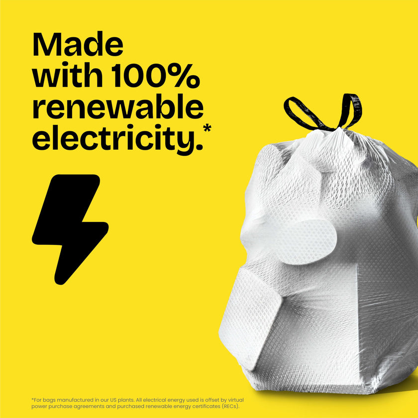 Glad Tall Kitchen Drawstring Trash Bags - OdorShield 13 Gallon Grey Trash Bag, Febreze Fresh Clean - 80 Count 🍁 All In One Marketplace Canada