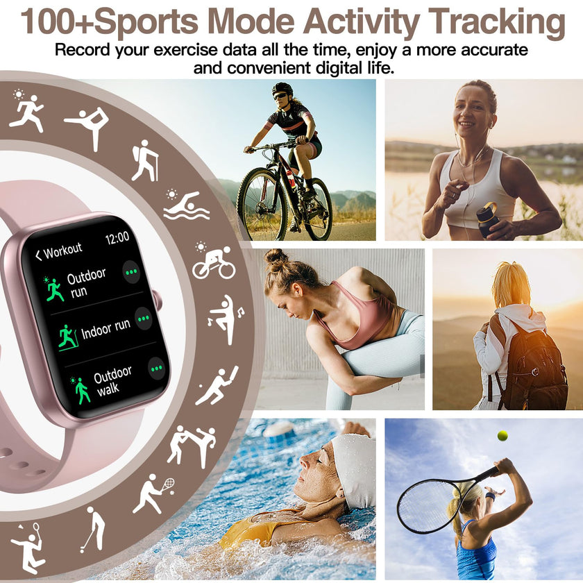 Smart Watch for Men Women with Bluetooth Call,Alexa Built-in Smartwatch,1.83