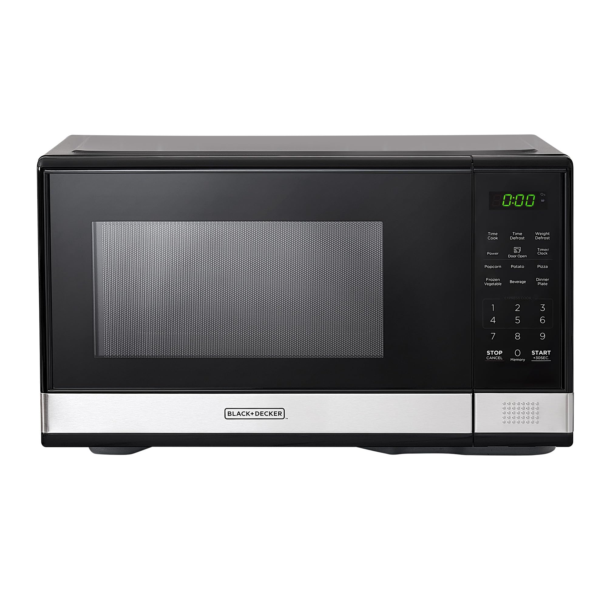 BLACK+DECKER Microwave Oven, 1.1 Cu.ft 900W Digital Stainless Steel 🍁 All In One Marketplace Canada