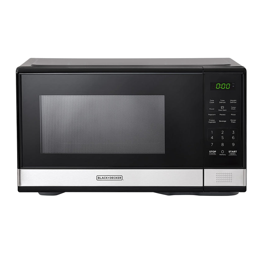 BLACK+DECKER Microwave Oven, 1.1 Cu.ft 900W Digital Stainless Steel 🍁 All In One Marketplace Canada