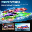 DEERC 2 Pack 13 inch Remote Control Boat for Kids, 4 Batteries, 2.4Ghz RC Racing Boat with LED Lights for Pools and Lakes, Water Summer Toy Gift 🍁 All In One Marketplace Canada