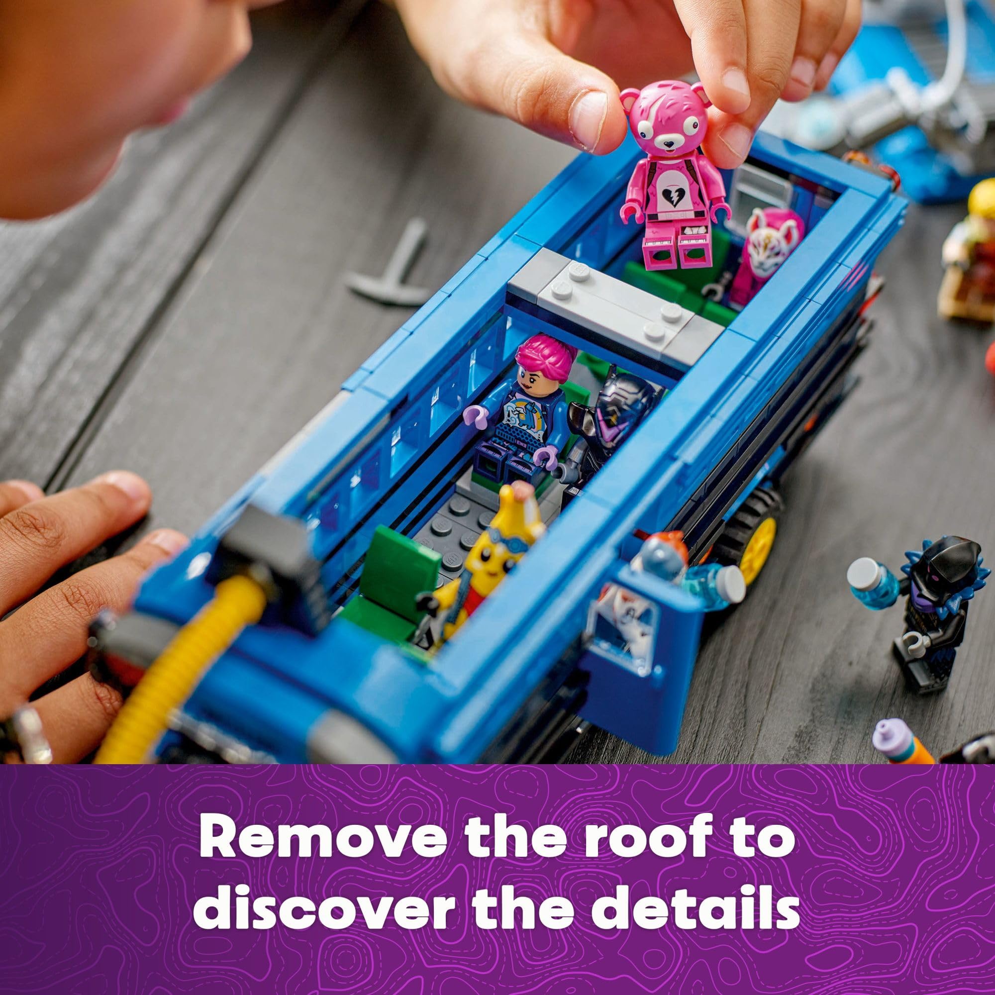 LEGO Fortnite Battle Bus Building Toy - Collectible Fortnite Toy for Kids, Boys & Girls, Ages 10+ - Pretend Play Set with 9 Minifigures from Video Game - Gift for Birthdays - 77073 🍁 All In One Marketplace Canada