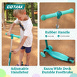 Gotrax KS1 Kids Kick Scooter, LED Lighted Wheels and 3 Adjustable Height Handlebars, Lean-to-Steer & Widen Anti-Slip Deck, 3 Wheel Scooter for Boys & Girls Ages 3+ and up to 100 Lbs (Green) 🍁 All In One Marketplace Canada