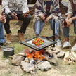 VEVOR Swivel Campfire Grill, Fire Pit Grill Grate, Heavy Duty Steel Grill Grates, 360° Adjustable Open Outdoor Cooking Equipment, Portable Camp Fire Racks for Camping Outdoor BBQ 🍁 All In One Marketplace Canada