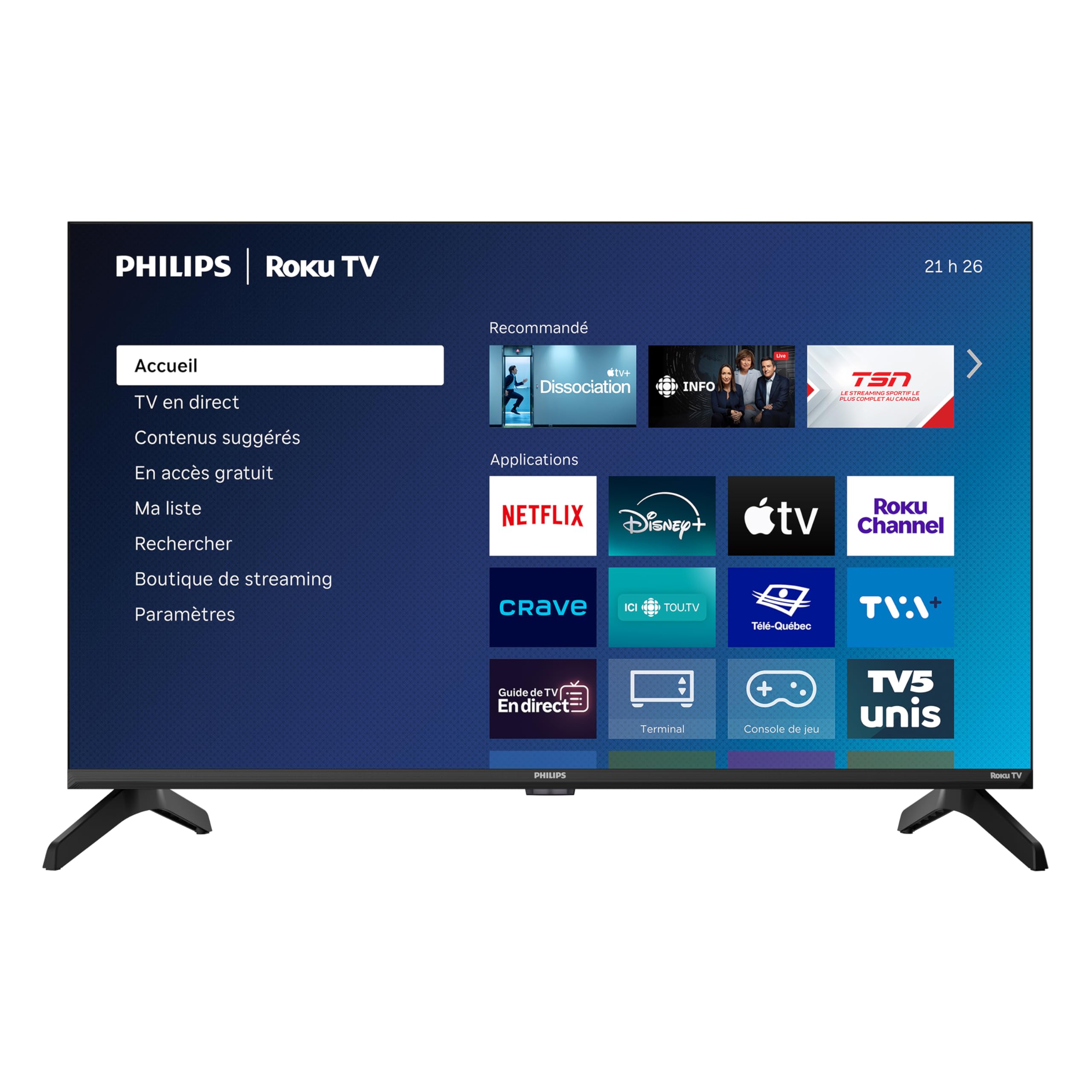 Philips 32PQF7666/F6 7600 Series HD QLED 32-Inch HD QLED Roku TV 🍁 All In One Marketplace Canada
