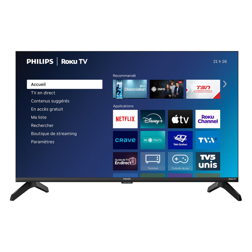 Philips 32PQF7666/F6 7600 Series HD QLED 32-Inch HD QLED Roku TV 🍁 All In One Marketplace Canada