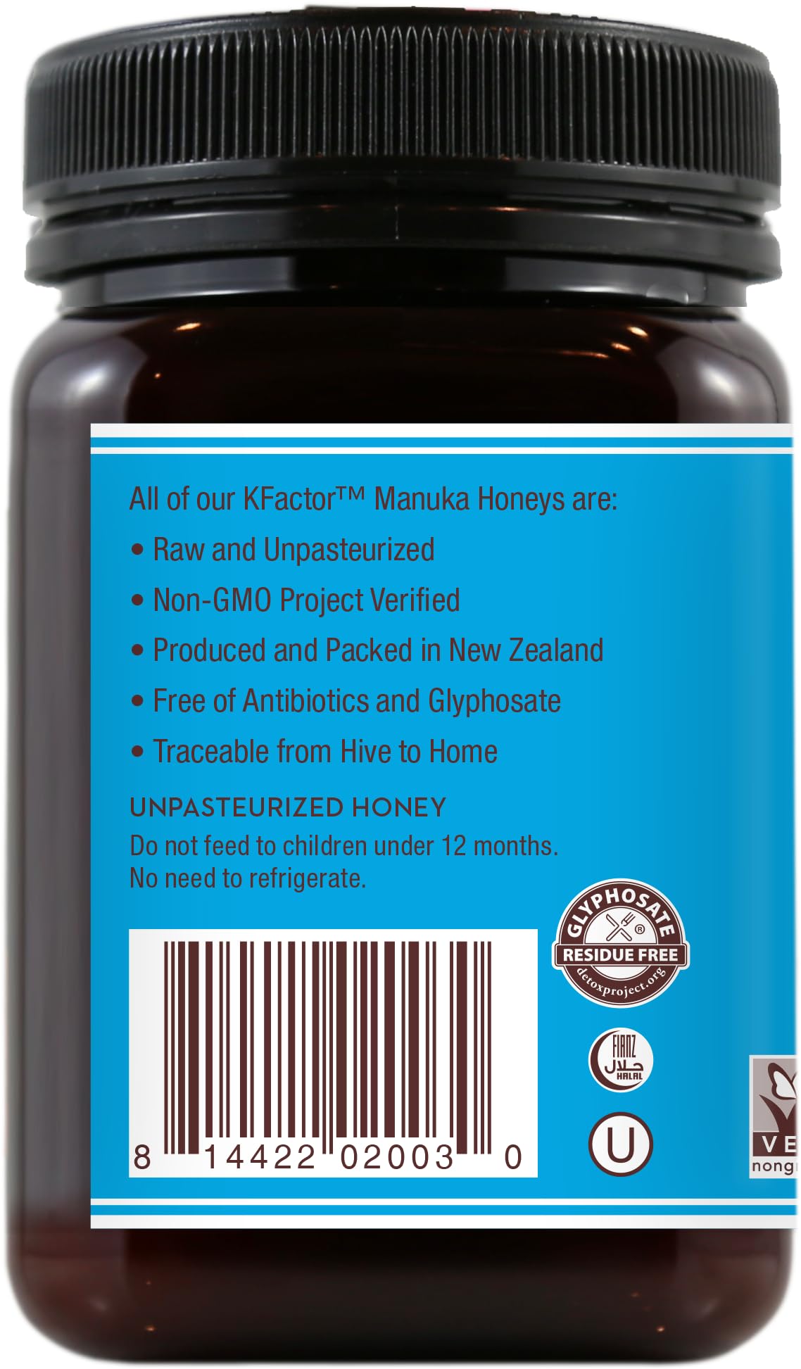 Wedderspoon - Raw Manuka Honey KFactor 12 (250g)