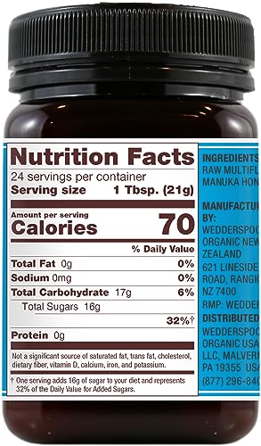 Wedderspoon - Raw Manuka Honey KFactor 12 (250g)