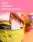Canon Ivy 2 Mini Photo Printer (Pure White), Bluetooth Portable Smartphone Printer for iOS & Android, Bundle with 110 Zink Sticky-Back Photo Prints, LED Light Bar, Protective Case & USB Cable 🍁 All In One Marketplace Canada