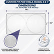 EcoNour Tesla Windshield Sunshade | 240T Polyester Shield for Model 3/Y | Superior UV & Heat Protection 🍁 All In One Marketplace Canada