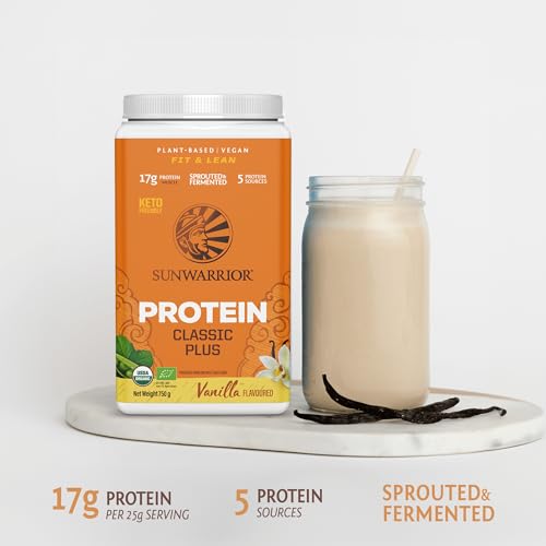 Sunwarrior - Classic Plus Organic Vanilla (375g)