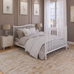 Dream On Me Chelsea 5-In-1 Convertible Crib In White, 4 Mattress Height Positions, Non Toxic Finish, JPMA Certified, Made Of Sustainable And Sturdy Pinewood 🍁 All In One Marketplace Canada