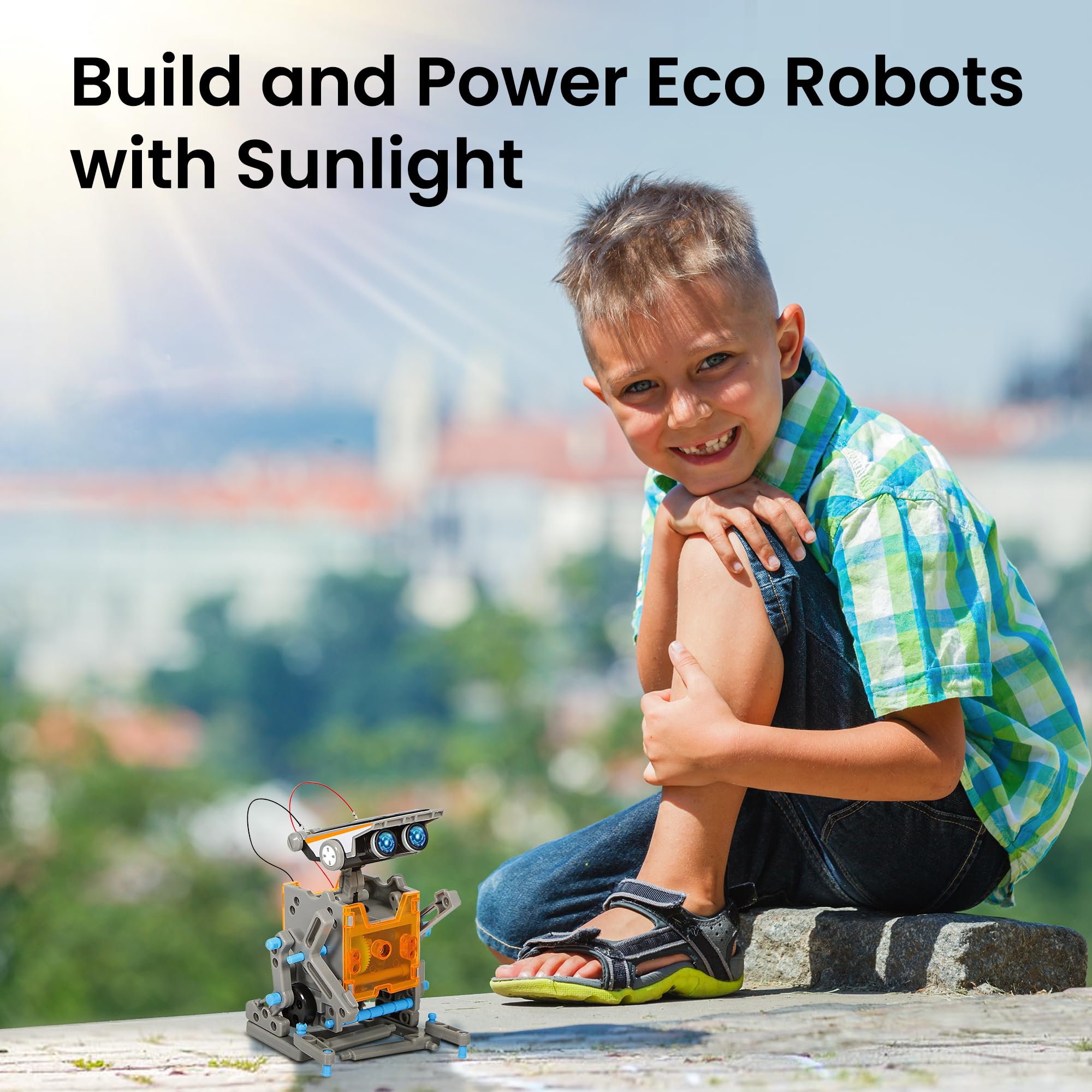 Sillbird 12-in-1 Solar Robot Building Kit STEM Gift for Boys Aged 8-13, DIY Science Educational Robotic Toys for Kids Teens Birthday, Powered by The Sun with 190 Pieces 🍁 All In One Marketplace Canada