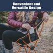 TREKOLOGY YIZI GO Camping Chair for Adult – Compact, Foldable, Lightweight 0.9 kg, 136 kg Capacity, Durable Aluminum, Quick Setup, Ideal for Backpacking, Beach, and Outdoor Adventures (Black) 🍁 All In One Marketplace Canada
