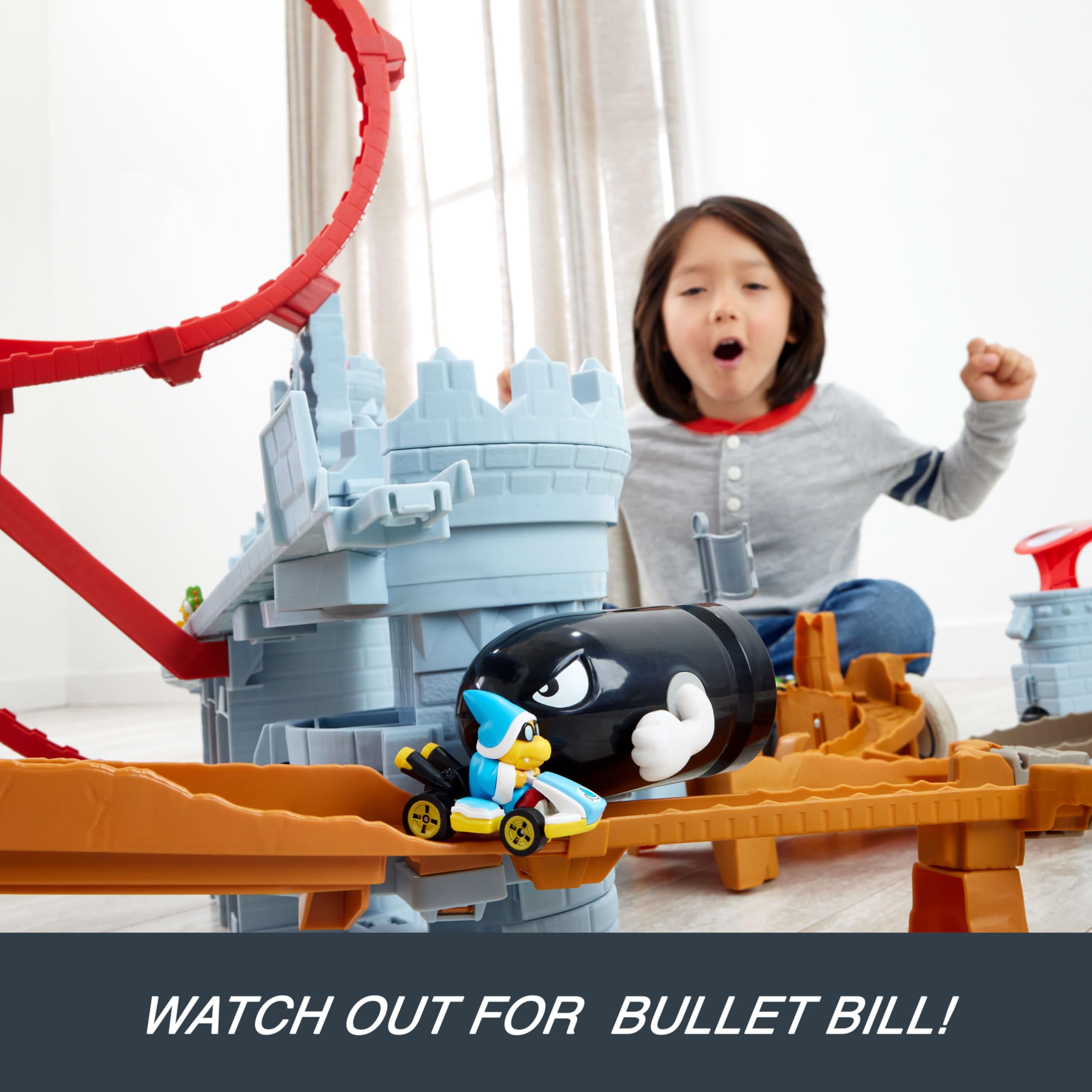 Hot Wheels Mario Kart Bowser’s Castle Playset & Kamek 🍁 All In One Marketplace Canada