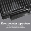 Proctor Silex 4 Serving Panini Press, Sandwich Maker and Compact Indoor Grill, Upright Storage, Easy Clean Nonstick Grids, Black (25440PS) 🍁 All In One Marketplace Canada