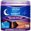 Always Discreet Night, Reimagined Adult Diapers for Women, Overnight Incontinence Underwear L, 14 Count 🍁 All In One Marketplace Canada